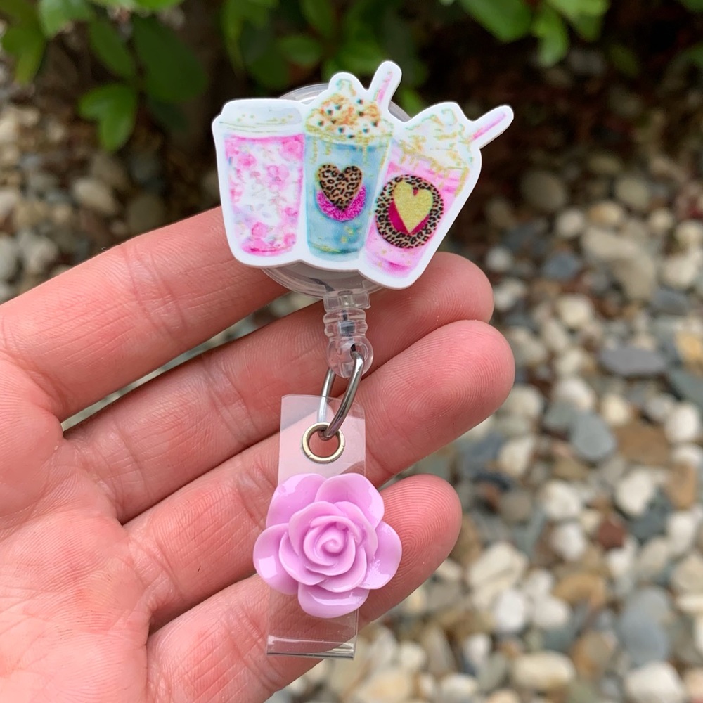 Coffee Badge Holder